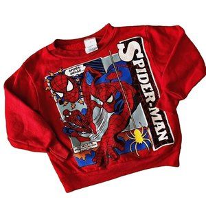 Vintage Rare Marvel Spiderman Youth Crewneck Sweatshirt USA